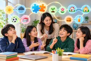 Bài tập liên từ lớp 6