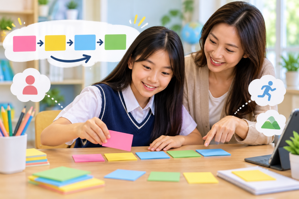 Bài tập sắp xếp câu tiếng Anh lớp 6